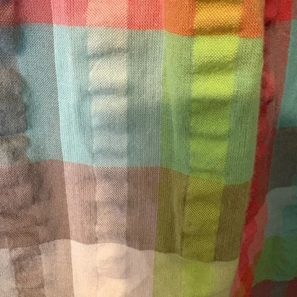 Jessica Ann Red and Green Sleeveless A-Line Sundress - Picture 5 of 5